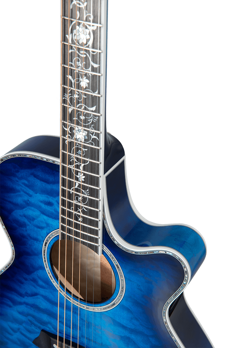 Japon Thin Line Series Tsp100 Fx Cutaway Quilt Dark Blue Sunburst