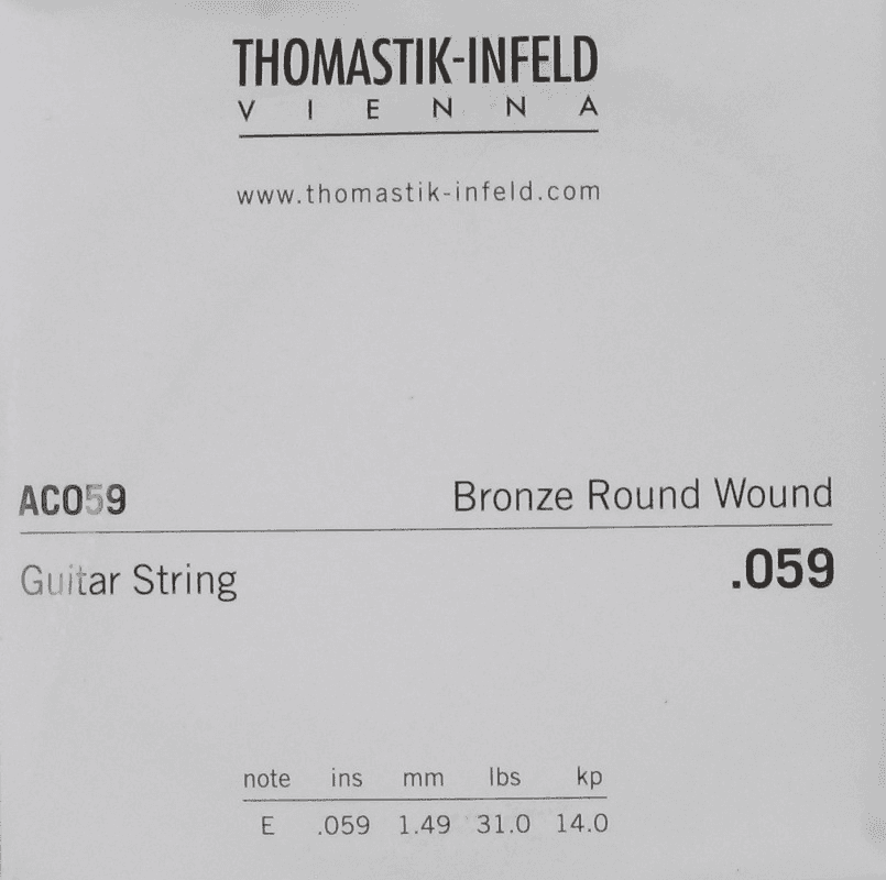 AC059 Plectrum Bronze Flat Wound 059