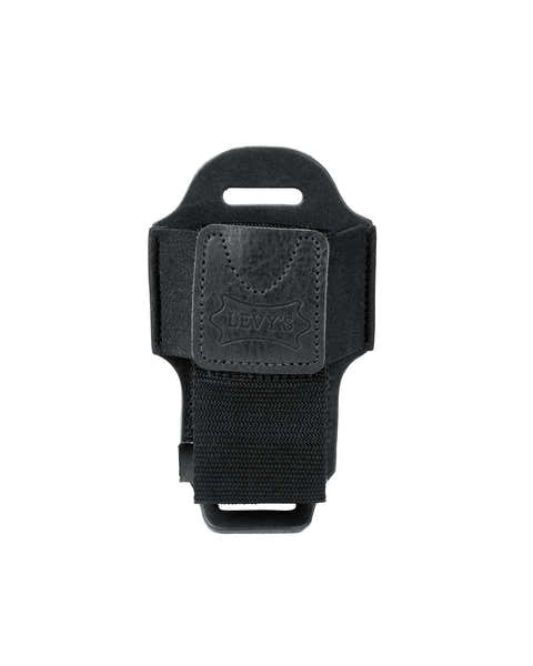MM14-BLK Etui Emetteur Guitare Cuir Black Black