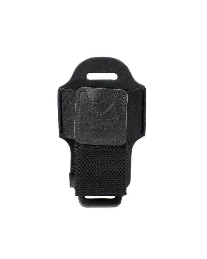 MM14-BLK Etui Emetteur Guitare Cuir Black Black