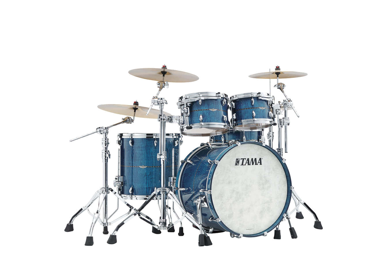 STAR Maple Stage 22 Ocean Blue Curly Maple