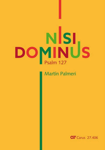 PALMERI MARTIN - NISI DOMINUS - CHORAL SCORE