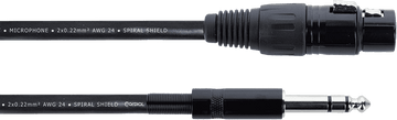 Câble Audio XLR Femelle / Jack Stéréo - 3 M