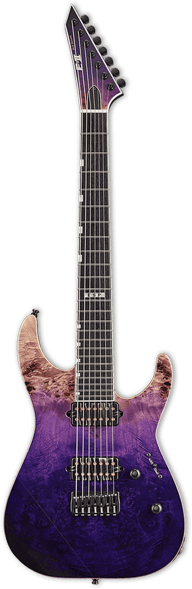 E-II M-II 7 Burled Male Hipshot Purple Natural Faded