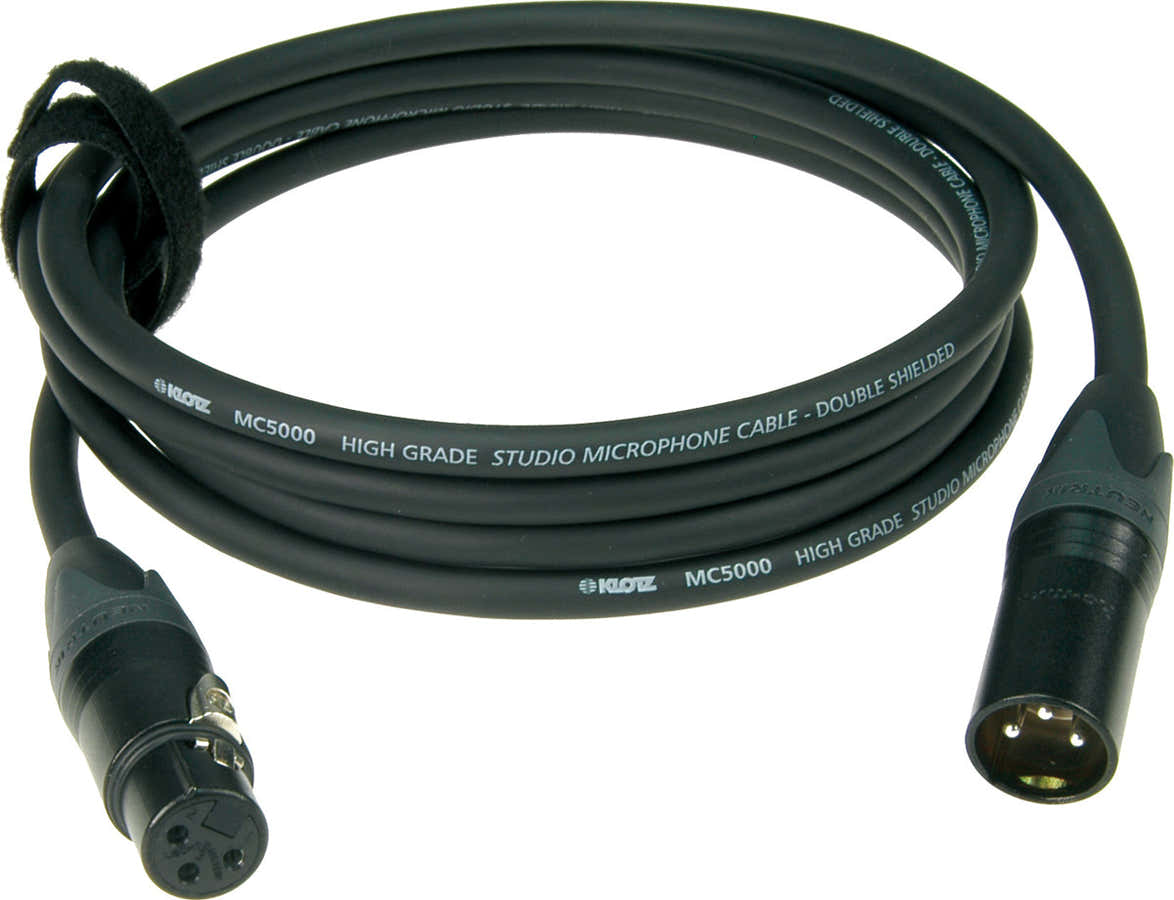 M5 6 M Cable Micro Haut de Gamme Noir