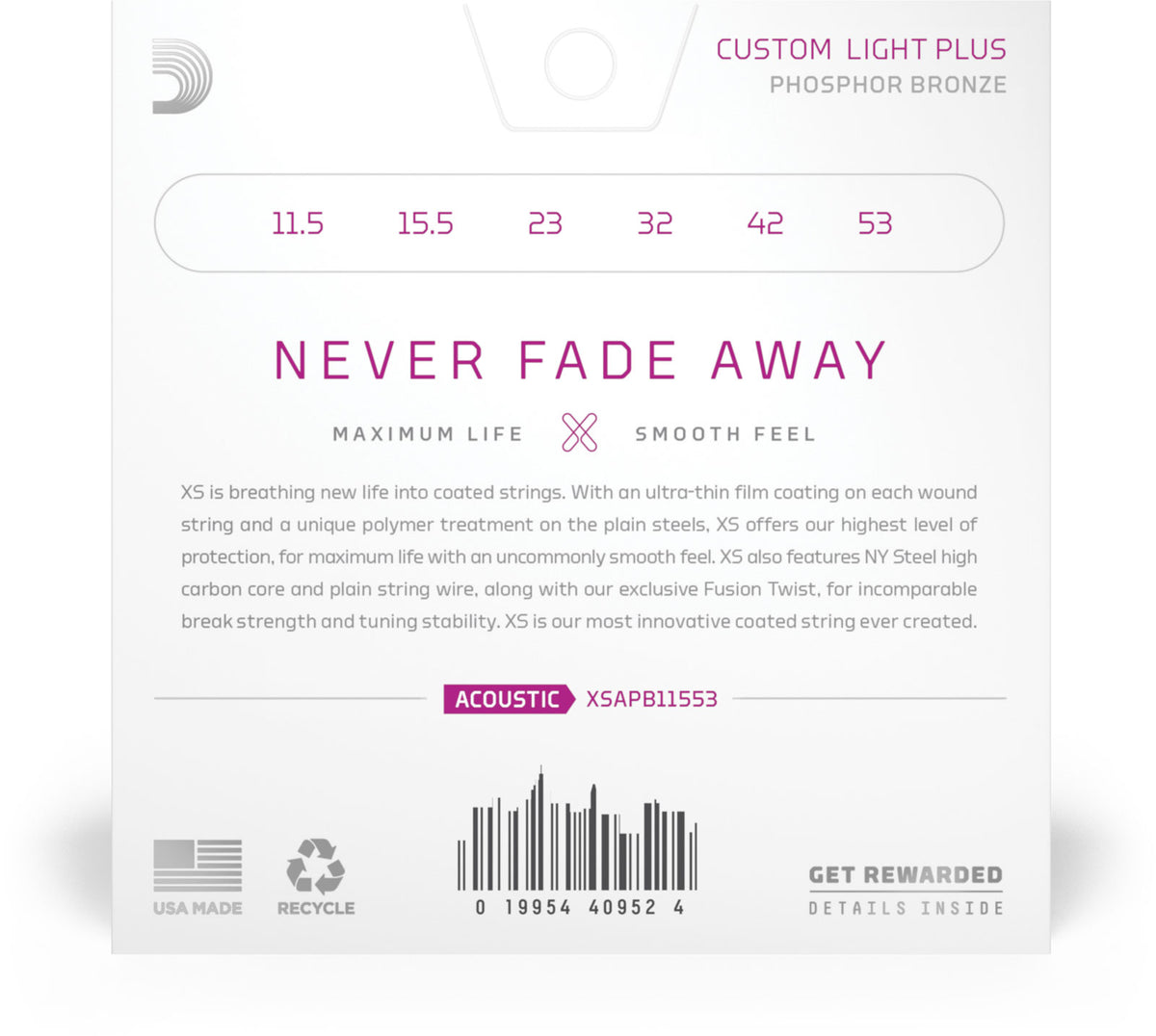 XSAPB11553 XS - CUSTOM LIGHT PLUS 11.5-53