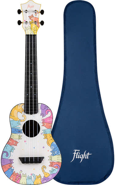 Flight TUC Travel Concert Ukulele - Kitty