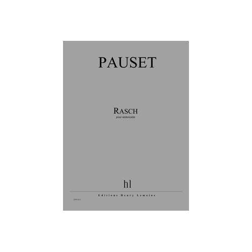 Jobert Pauset - Rasch - Violoncelle