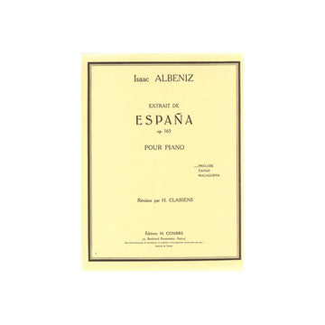 Albeniz - Espana Op.165 Prélude - Piano
