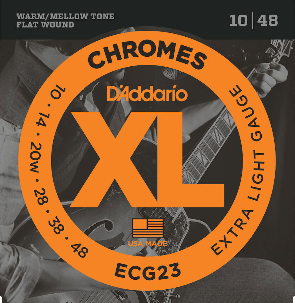 D'ADDARIO ECG23 Chromes Extra Light 10-48