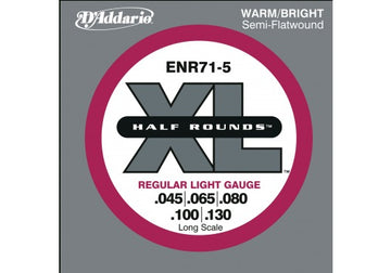 ENR71-5 Half Rounds Regular Light 5C 45-130