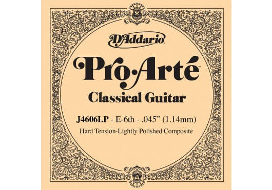 D'ADDARIO J4606LP PRO-arte Composite Hard Sixth String