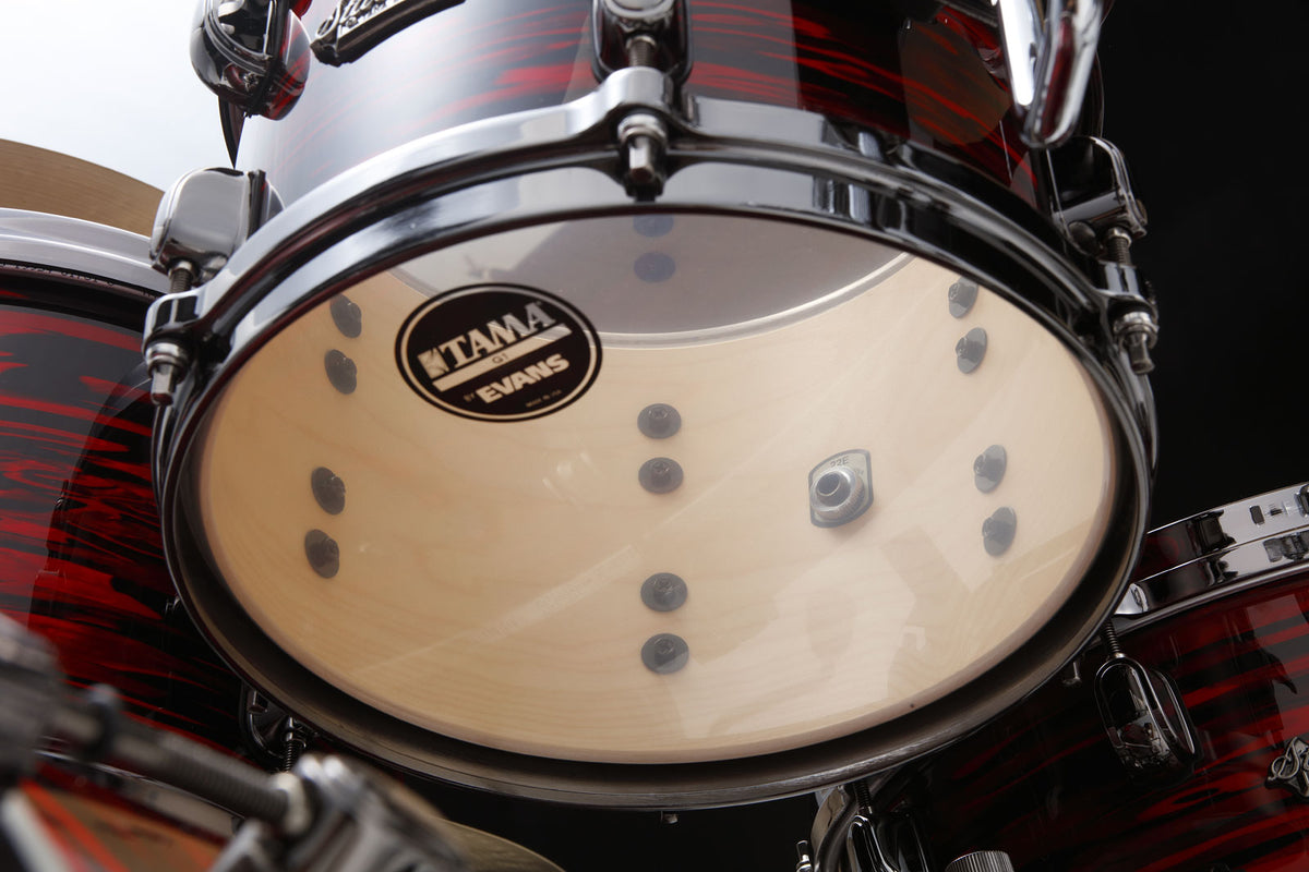 Starclassic Maple Stage 22 Black Nickel / Red Oyster