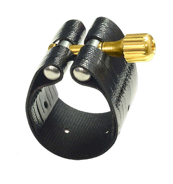 Ligature Dark 1RVS (bec Ebonite Type Selmer et Vandoren)