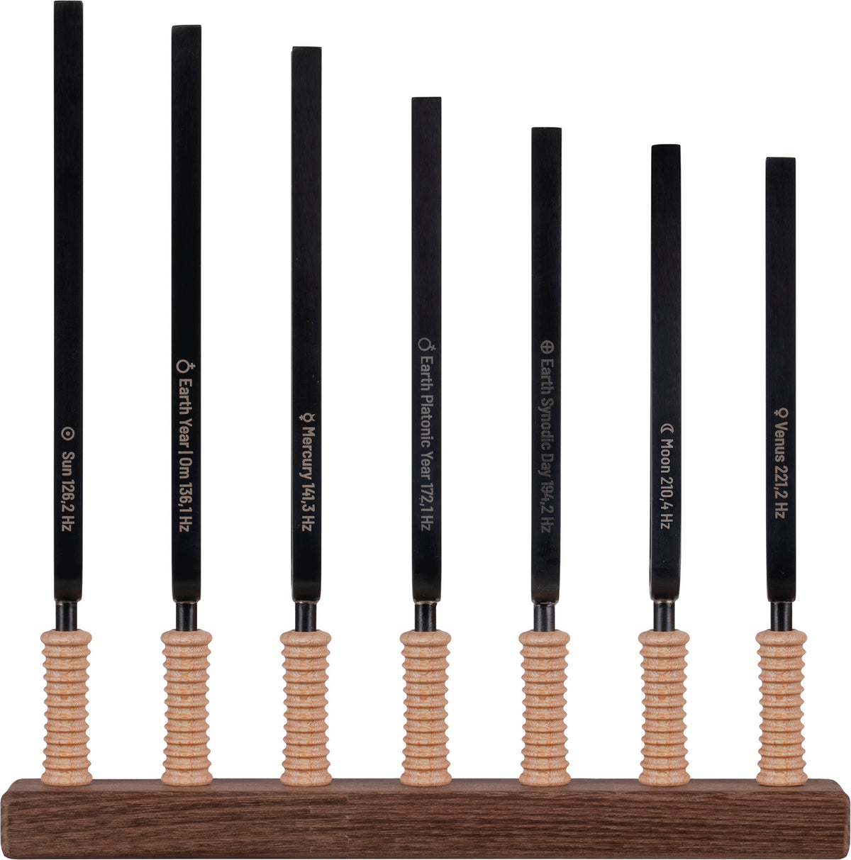 Schlagwerk STF-CH - Set de 7 diapasons accordés gamme Chakra