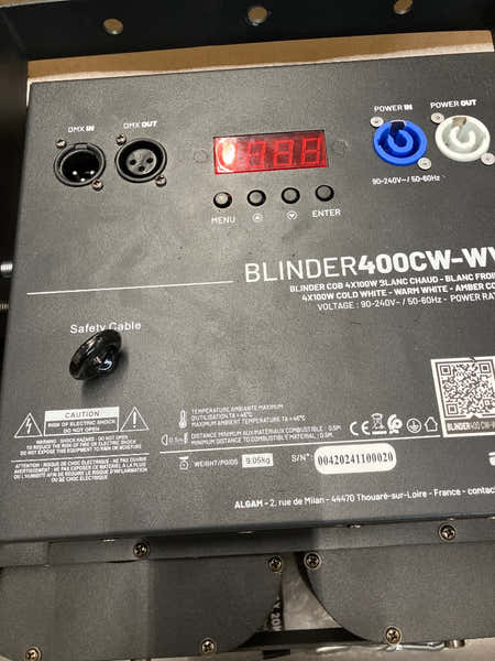 Algam Lighting Blinder 400 CW-WWA - Stock B