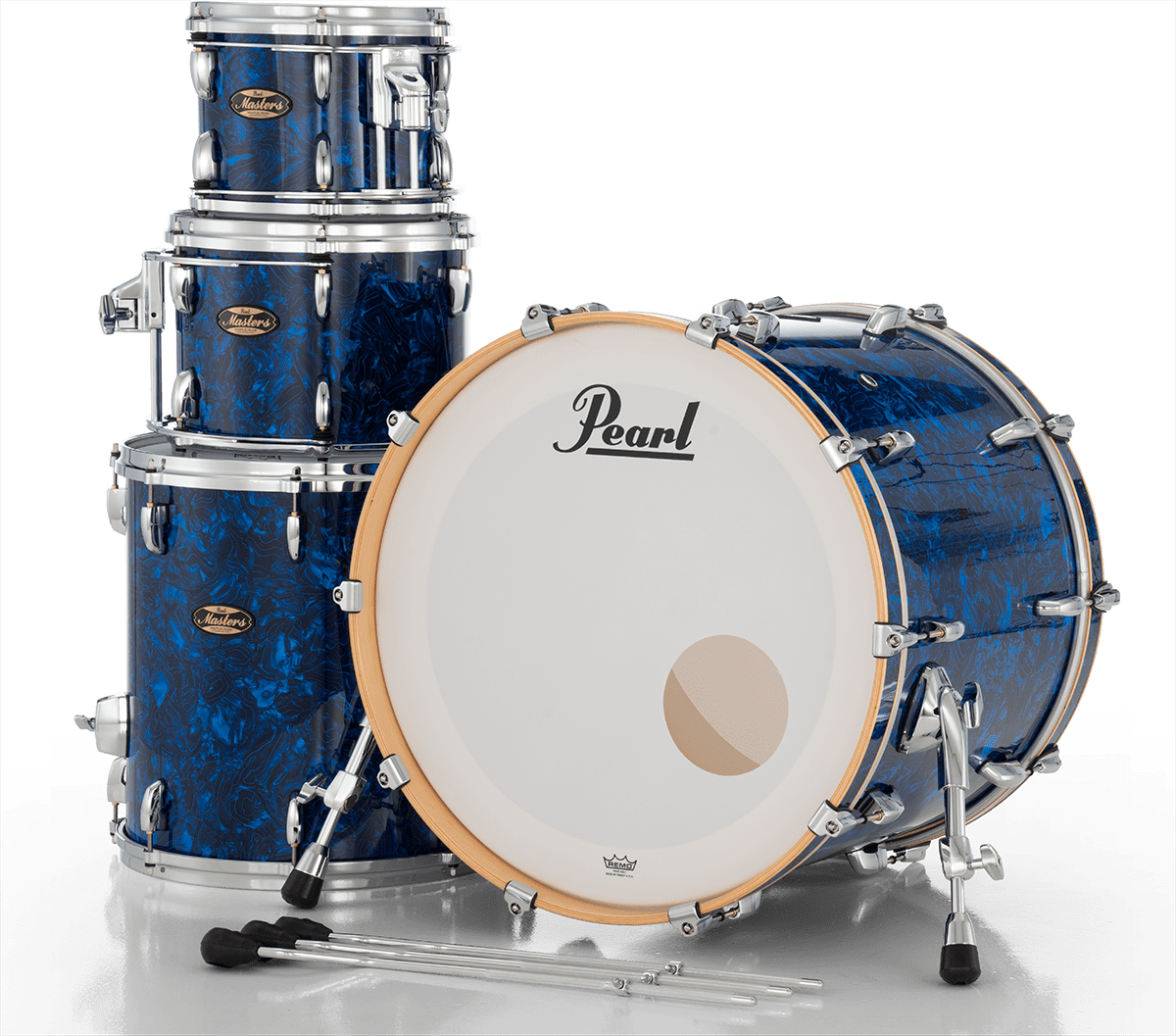 Masters Maple Gum Stage 22 GYROLOCK-l Blue Abalone