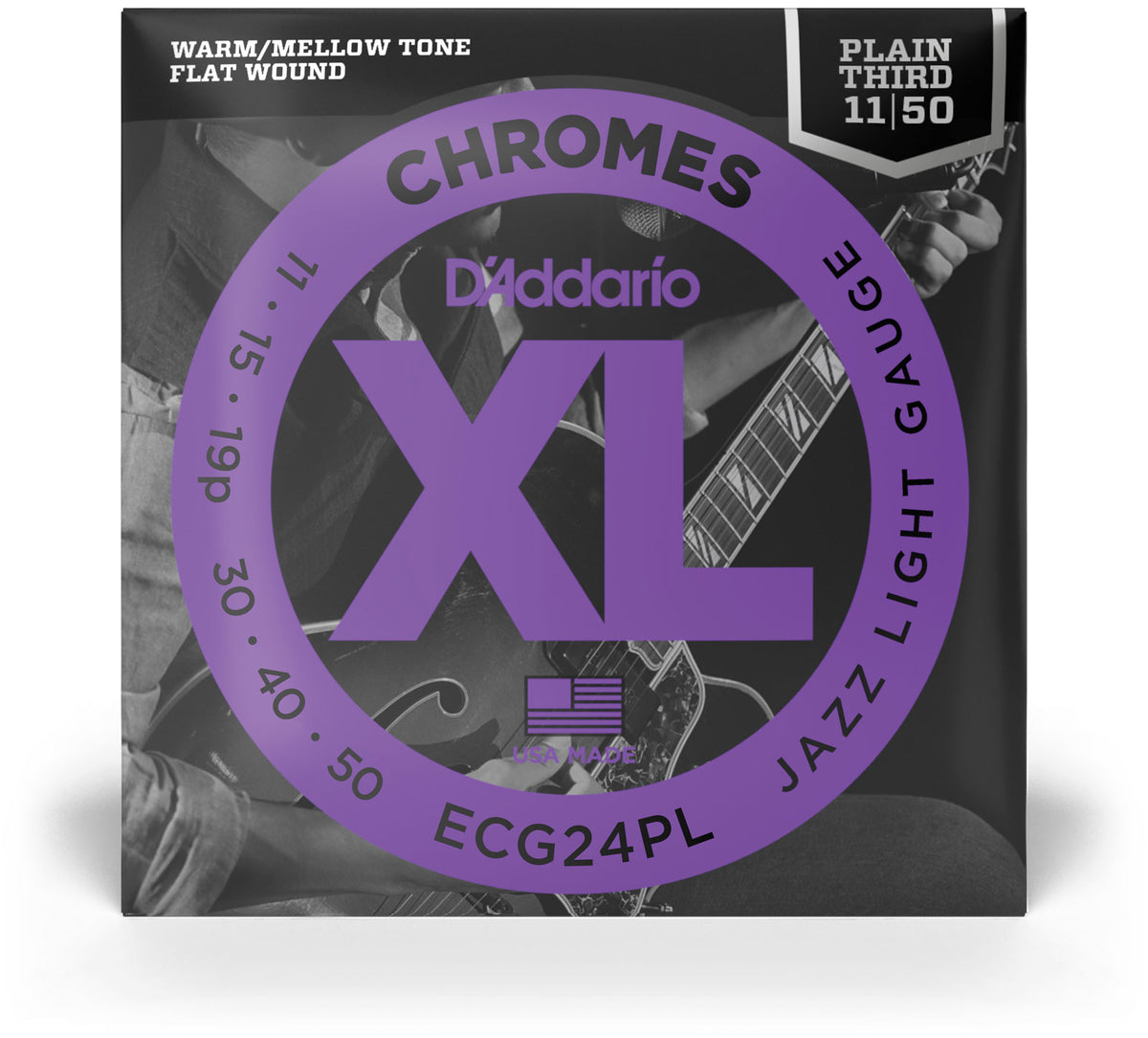 11-50 Jazz Light, Plain Third, XL Chromes