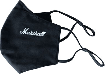 Masque Noir Avec Logo Marshall Blanc