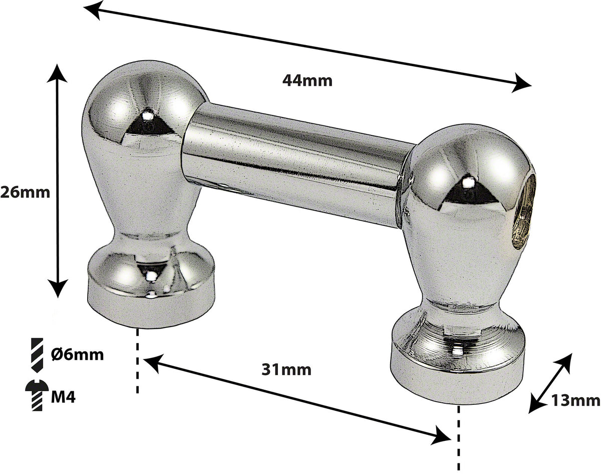 Coquille Tube Grosse Caisse - 31mm - Mono Tirant (X1)