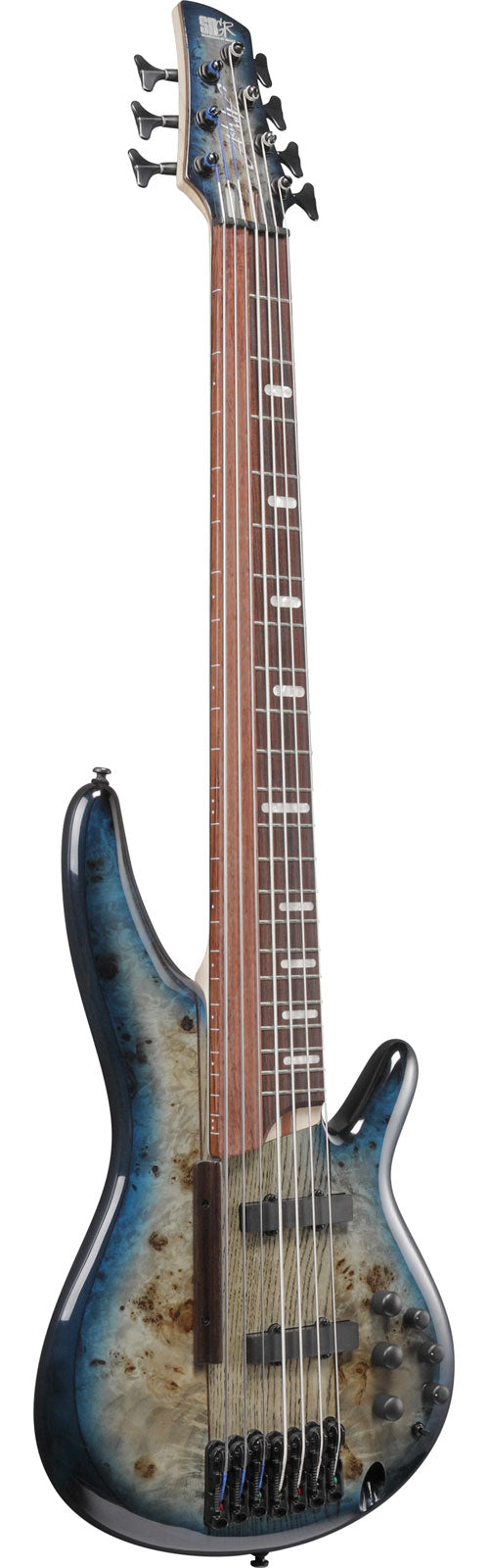 SRAS7-CBS Cosmic Blue Starburst Bass Workshop