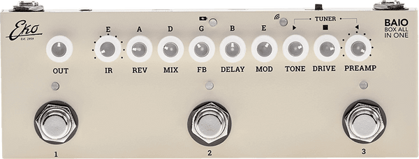 Baio Guitare Electrique Multieffet Sur Batterie