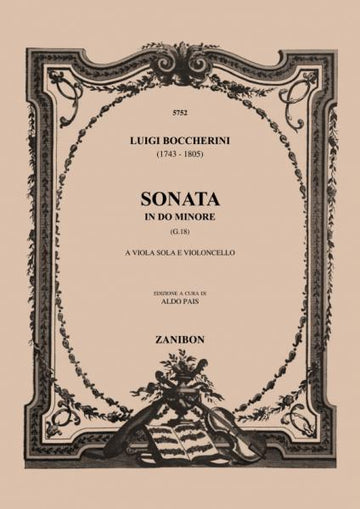 BOCCHERINI L. - SONATA DO M. - ALTO ET VIOLONCELLE