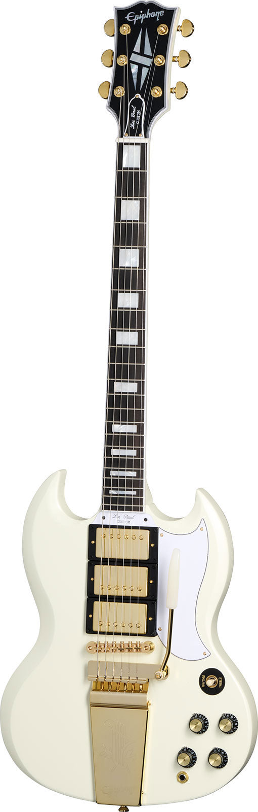 Les Paul SG Custom 1963 Maestro Vibrola Classic White IBGCSO