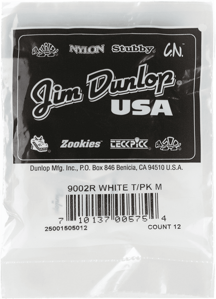 Dunlop 12 x Pouces Blancs Medium
