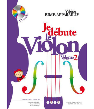 Je Débute Le Violon Vol.2 - Bime-Apparailly