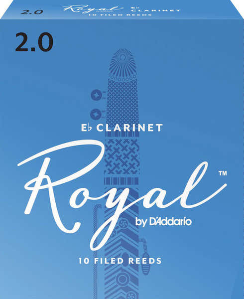 D'addario - Rico Rbb1020 - Anches Rico Royal Clarinette Mib Force 2.0 Pack De 10