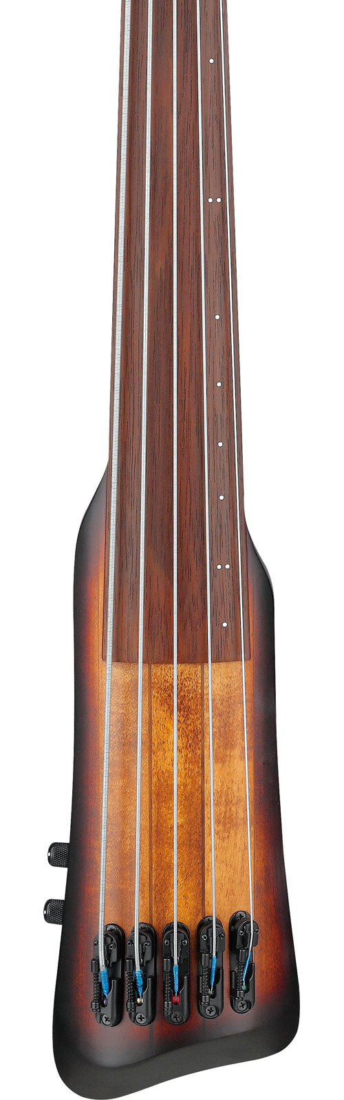UB805-mob Mahogany Oil Burst Upright Bass Workshop