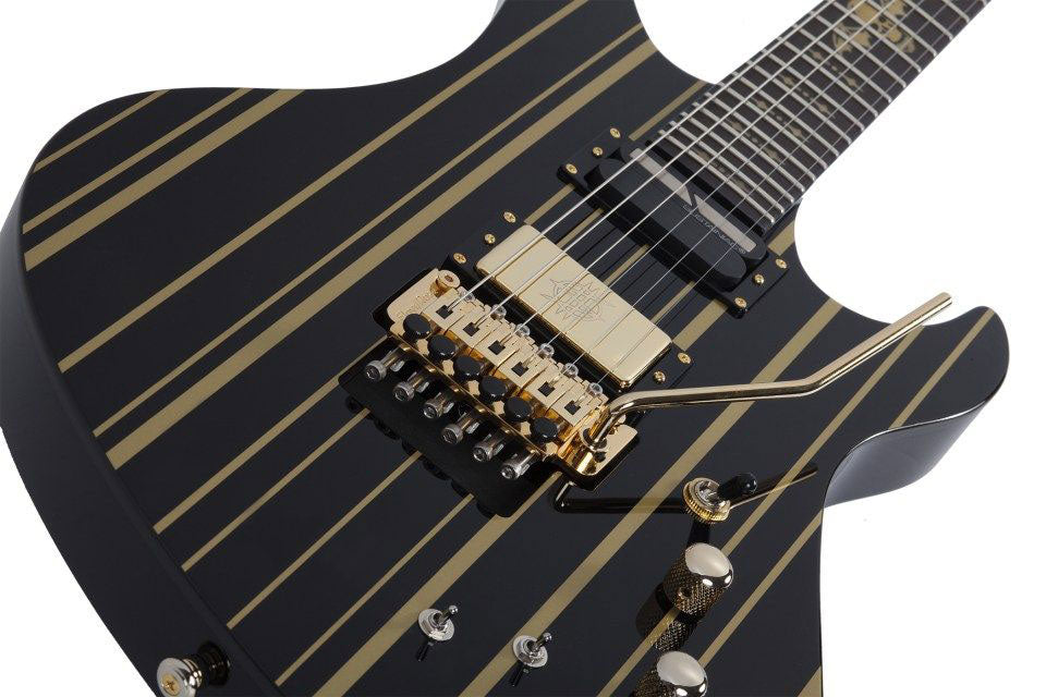 Custom Sustainiac Synyster Gate Signature Black Gold