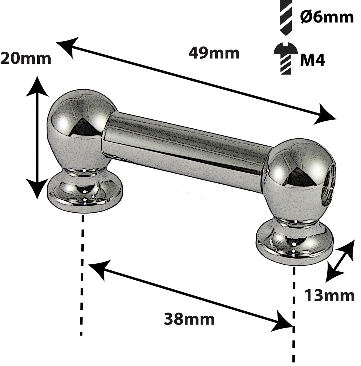 TL1D38 - Coquille Tube - 38mm - Double Tirant (X1)
