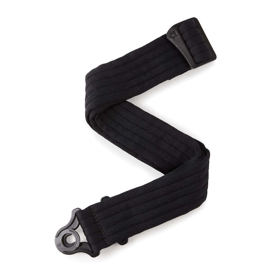 Sangle Auto Lock pour Guitare Motif Black Padded