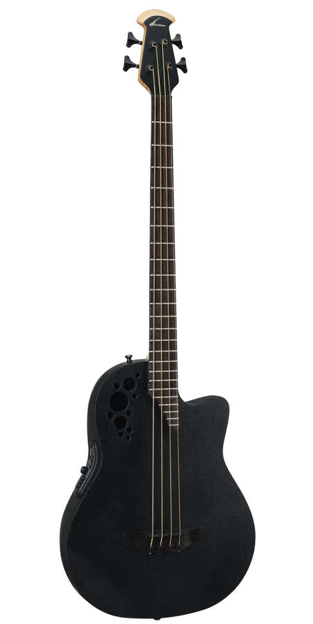 Basse Électro-Acoustique Elite Tx Mid Cutaway Black Textured B778TX-5-G