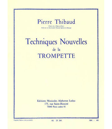 Thibaud P. - Technique Nouvelle De La Trompette (version Francaise)