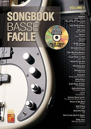 Bruno Tauzin - Songbook Basse Facile Volume 1