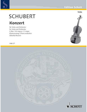 Schubert - Concerto C Major - Alto et Orchestre