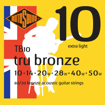 Tru TB10 80/20 Bronze 10 14 20 28 40 50