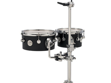 Concert Tom 8X5" 10X5 Dgn Black Satin