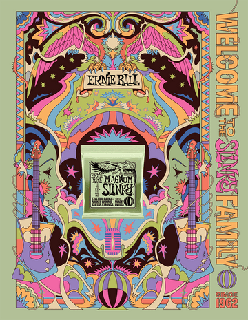Poster Ernie Ball Slinky 2022 Format A0 Magnum