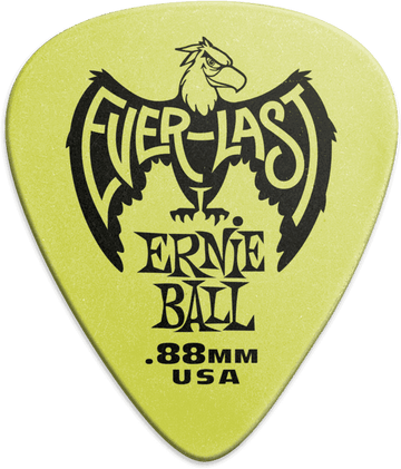Médiators Everlast Sachet de 12 Vert 0,88Mm
