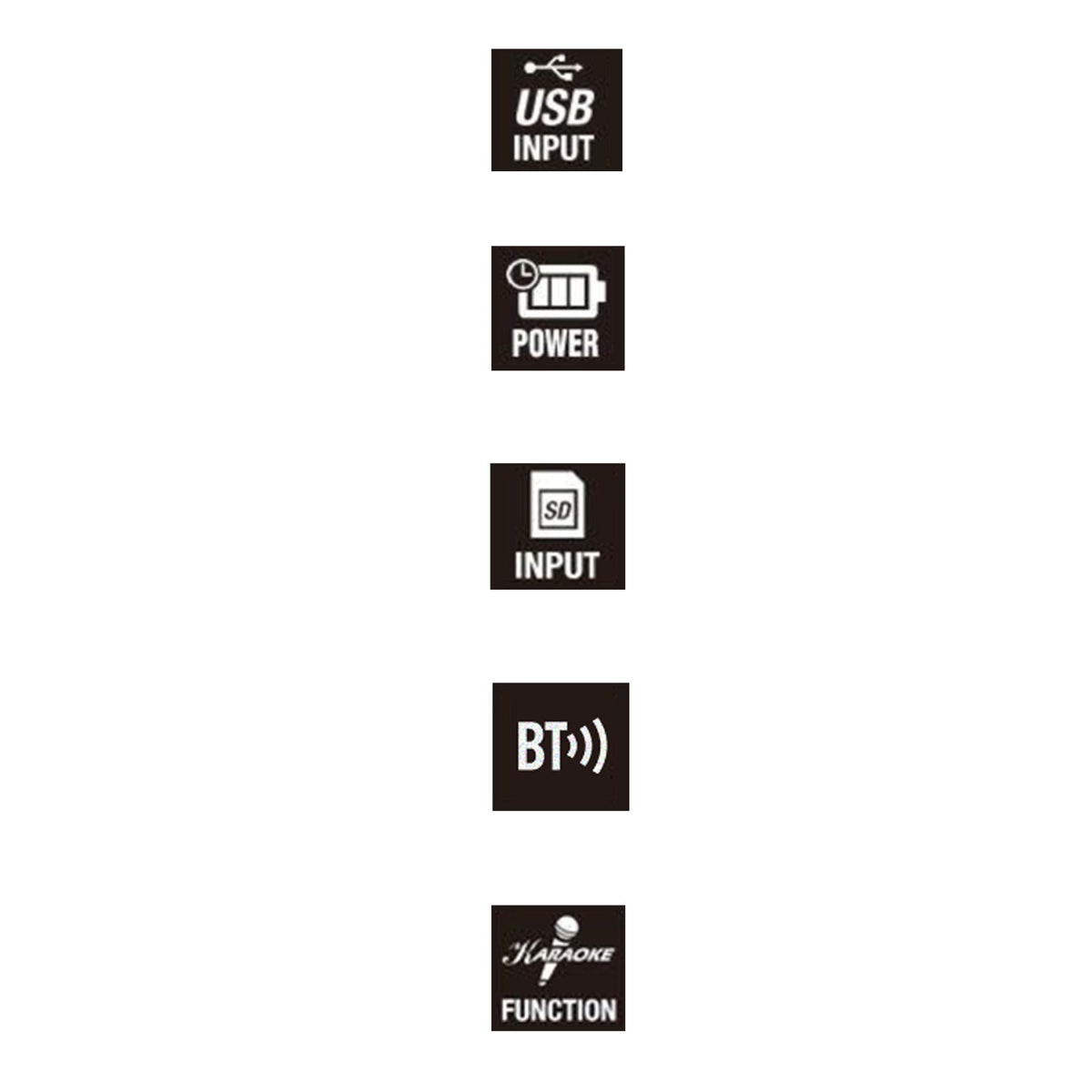 Gozik LED Black - Sono Portable LED