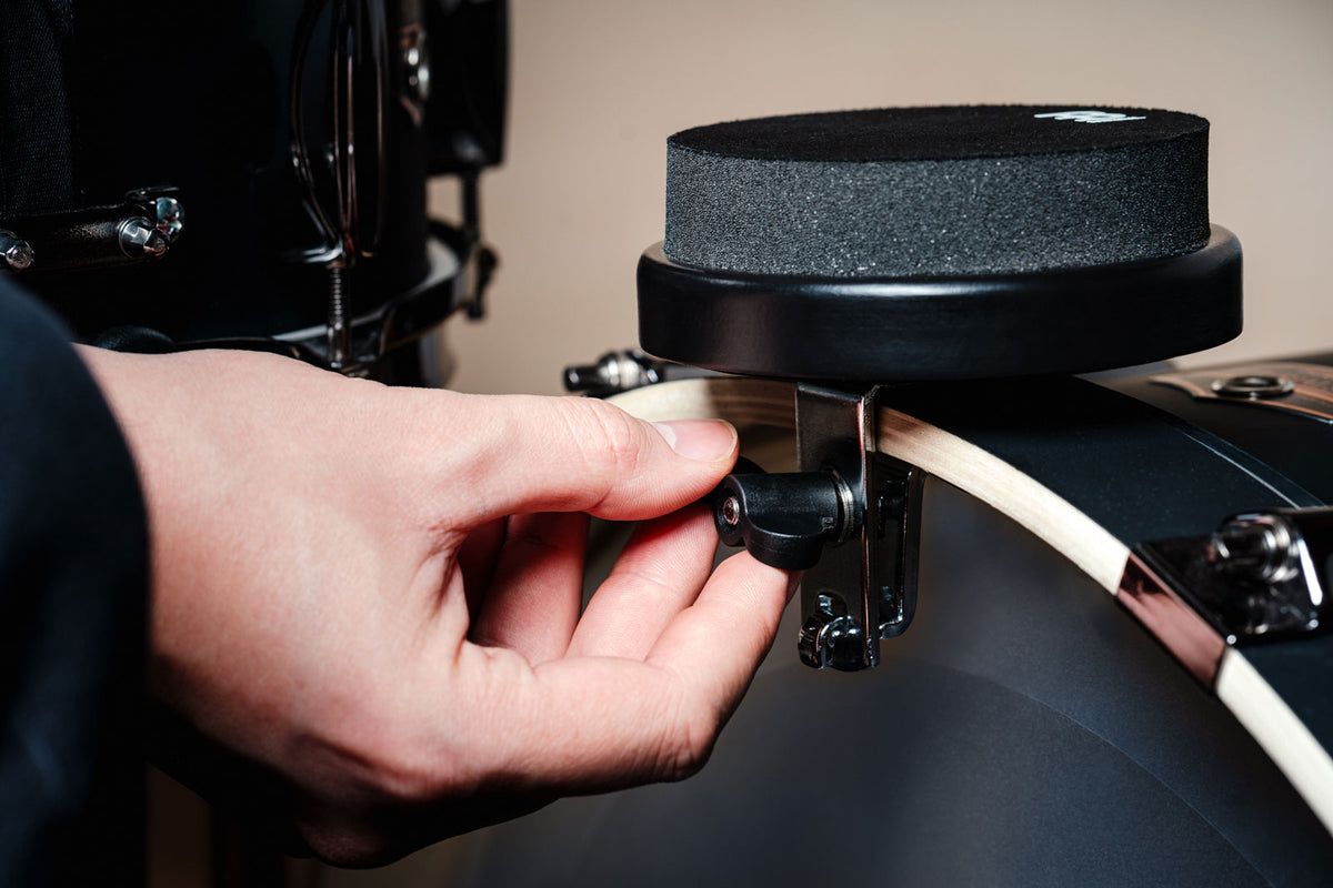 MBDMP4BK - Pad d'entraînement pour grosse caisse de 4" - Noir