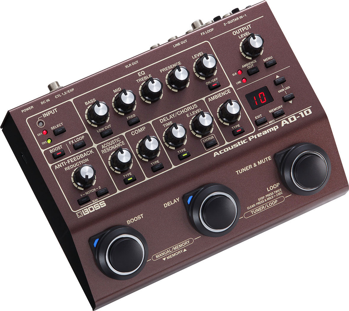 Boss AD-10 Preampli Acoustique