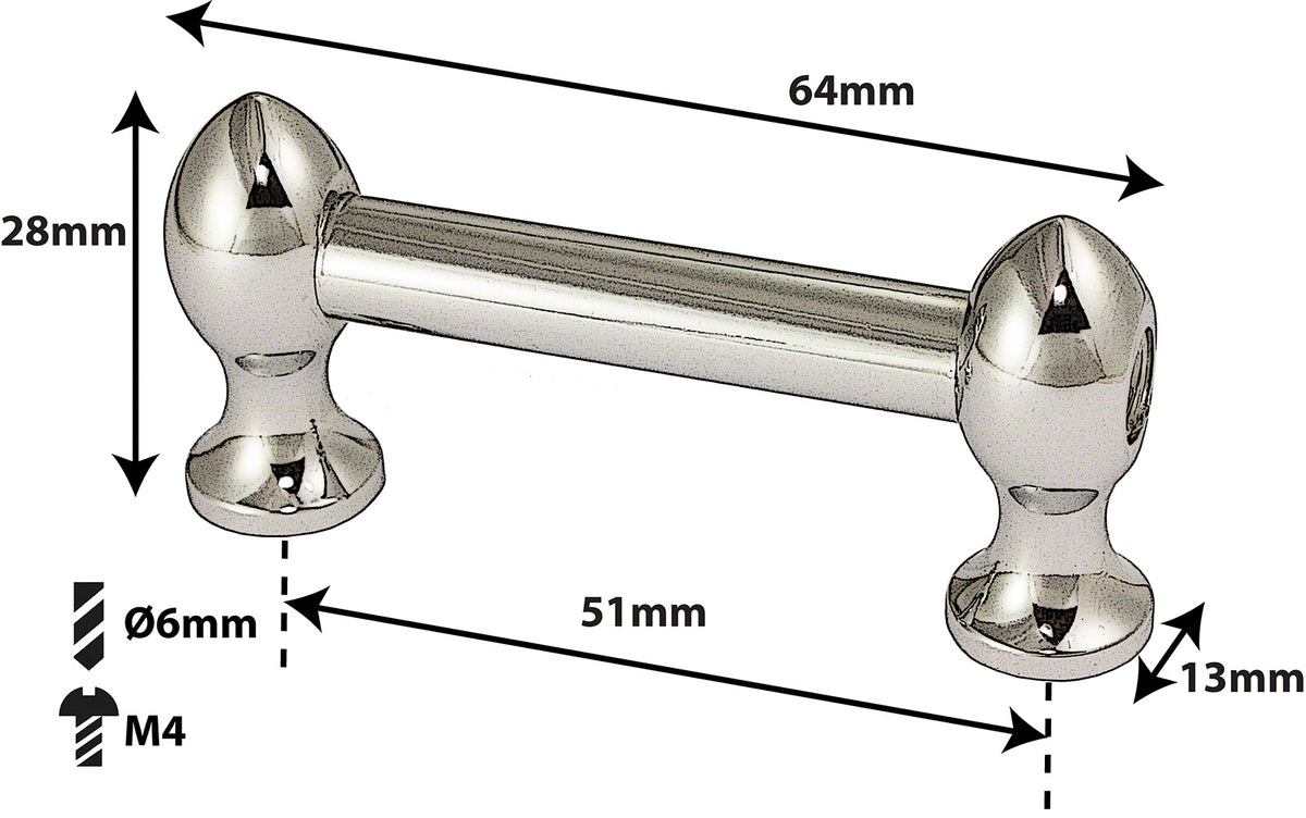 Coquille Tube Grosse Caisse - 51mm - Mono Tirant (X1)