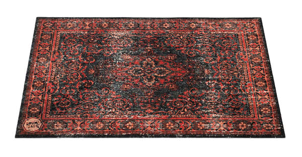 Drum N Base Tapis Vintage Persian 1.30 X 0.90M Antidérapant - Black Red