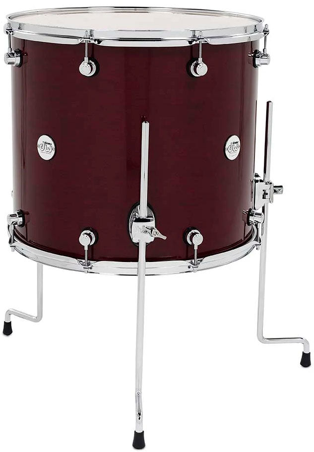 DW Drum Workshop Tom Basse 18X16 Design Cherry Stain