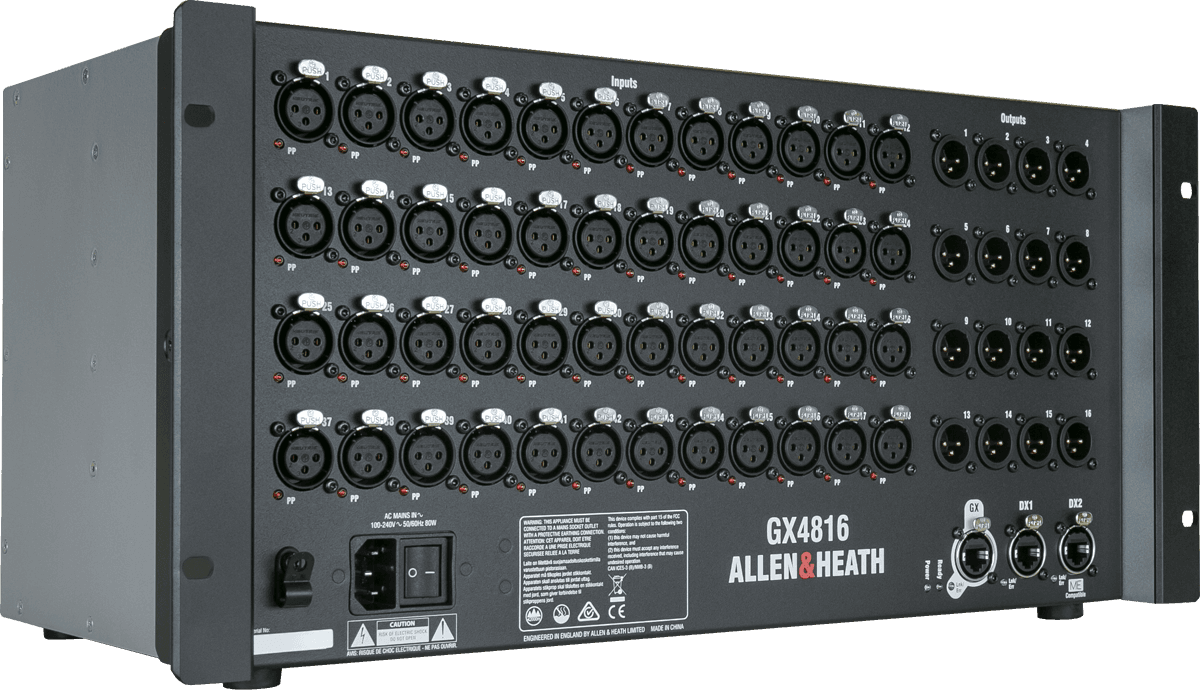 Pack Allen&Heath Avantis + Dpack + Mixrack Gx4816+ Housse